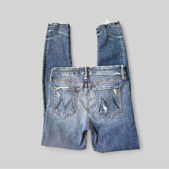 Mother jeans looker RARE Mother Looker Jeans w/ custom embroidered message 27. - Picture 9 of 11